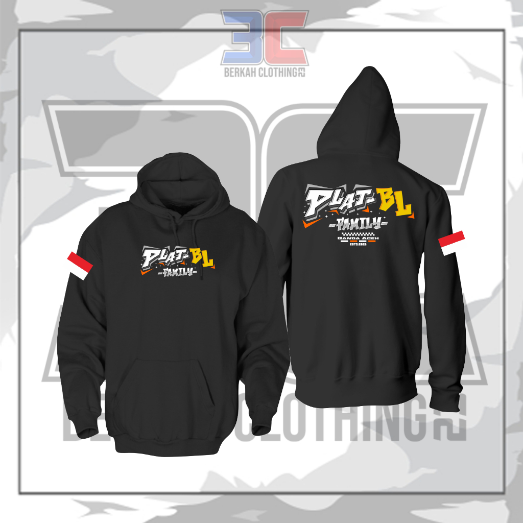 Jaket Hoodie Plat BL Familly Banda Aceh