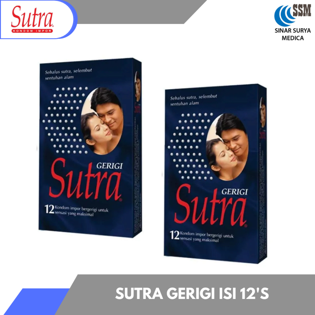 Sutra GERIGI isi 12 / BIRU / Kondom Sutra Bergerigi/Sutra GERIGI isi 12 / BIRU / Kondom Sutra Berger