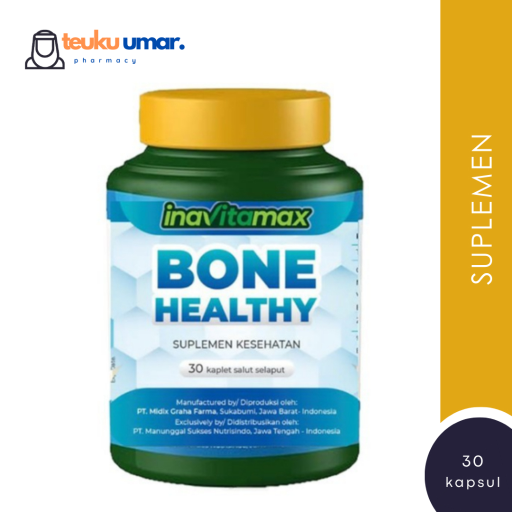 [Vitamin Tulang] Inavitamax Bone Healthy Isi 30 Kapsul | Suplemen Vitamin Untuk Kesehatan Tulang dan