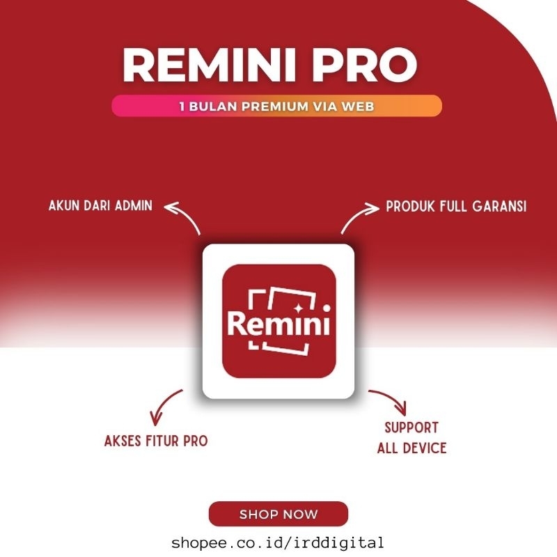 REMINI PRO PRIVAT 7 HARI BERGARANSI