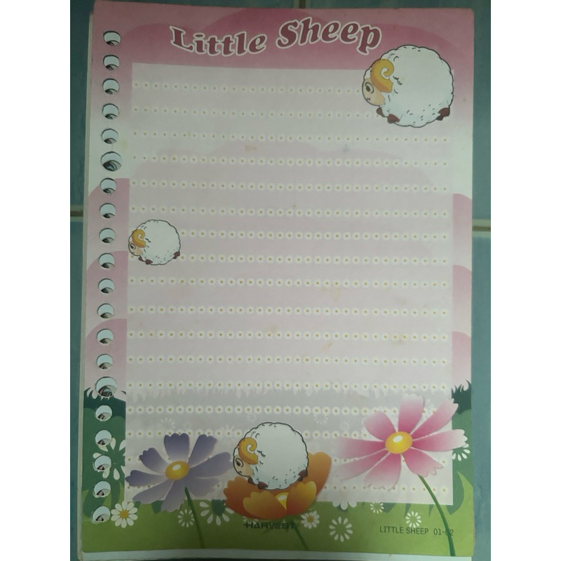 

Harvest langka little sheep pink