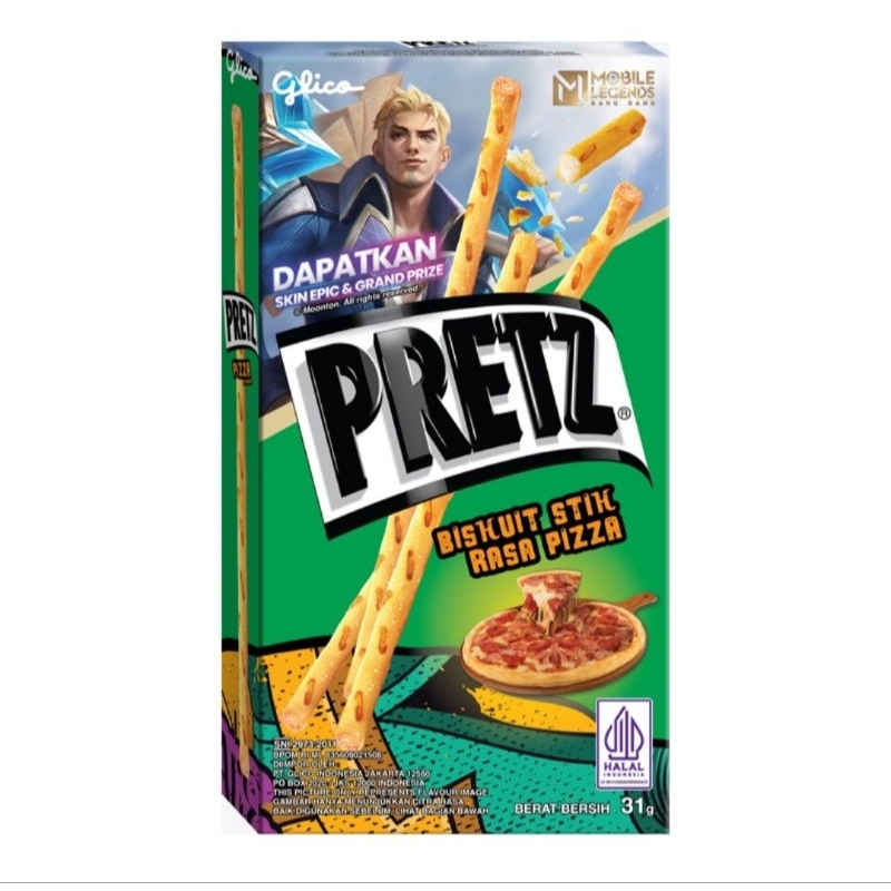 

Glico Pretz Biscuit Stick Pizza 31g