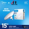 Midea Lampu Led UFO 15 Watt Putih 6500K Cool Day Light