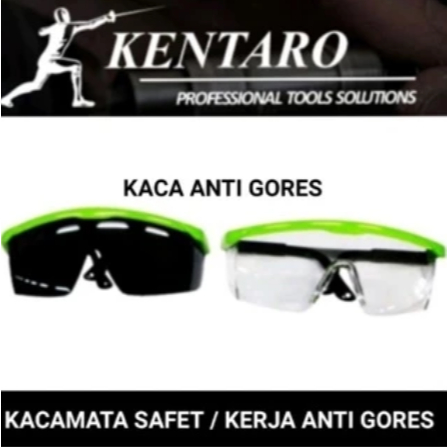 kacamata safety / kerja ( anti gores ) Kentaro Japan quality