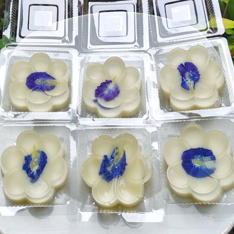 

[inn.dessert] Puding Jelly Bunga Telang mika satuan