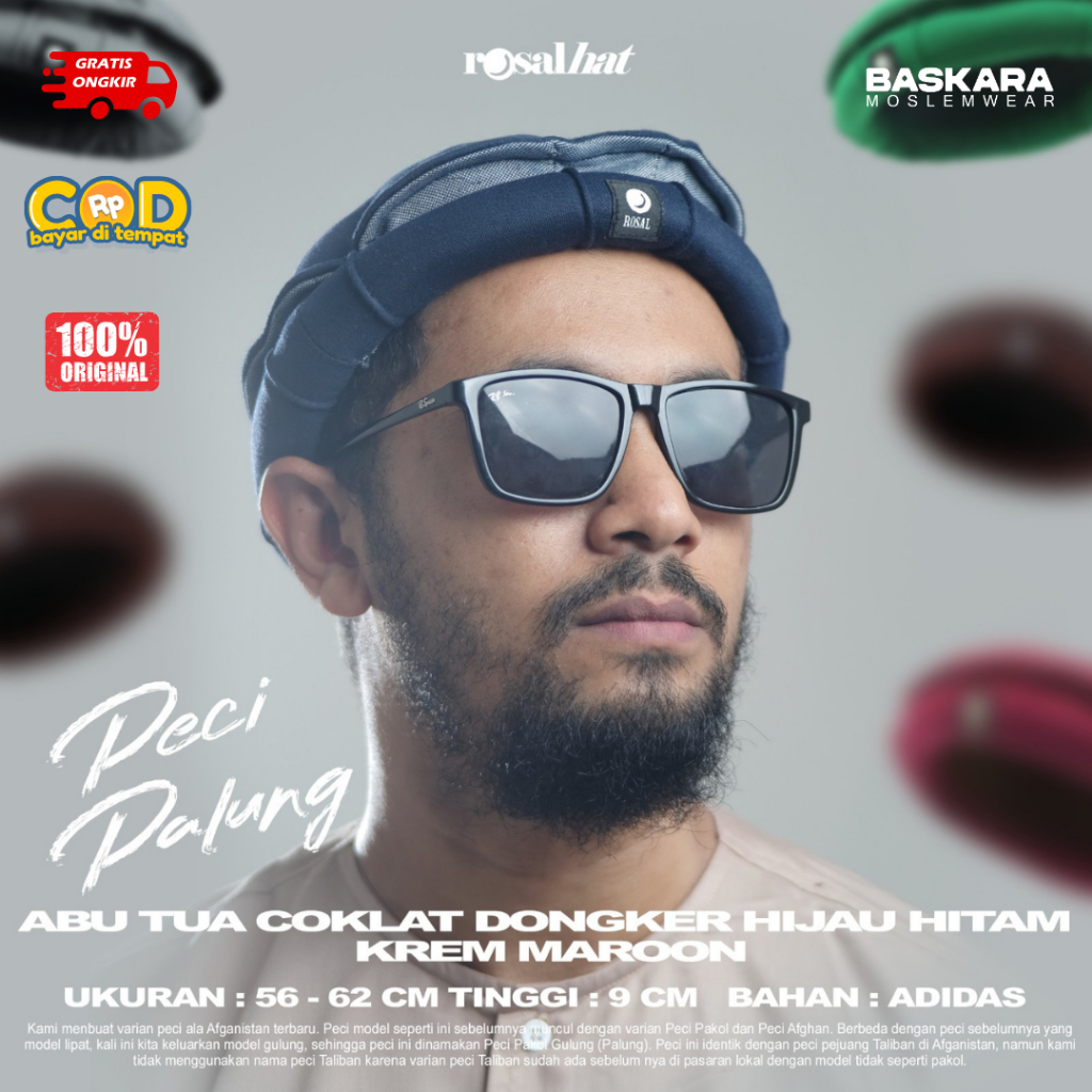 Peci Palung Rosal Pakol Gulung Peci Taliban Afganistan