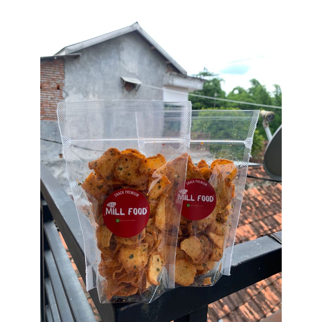 

MILL FOOD - Keripik Basreng | Molreng Cikruh Pedas Daun Jeruk Kemasan 160gr