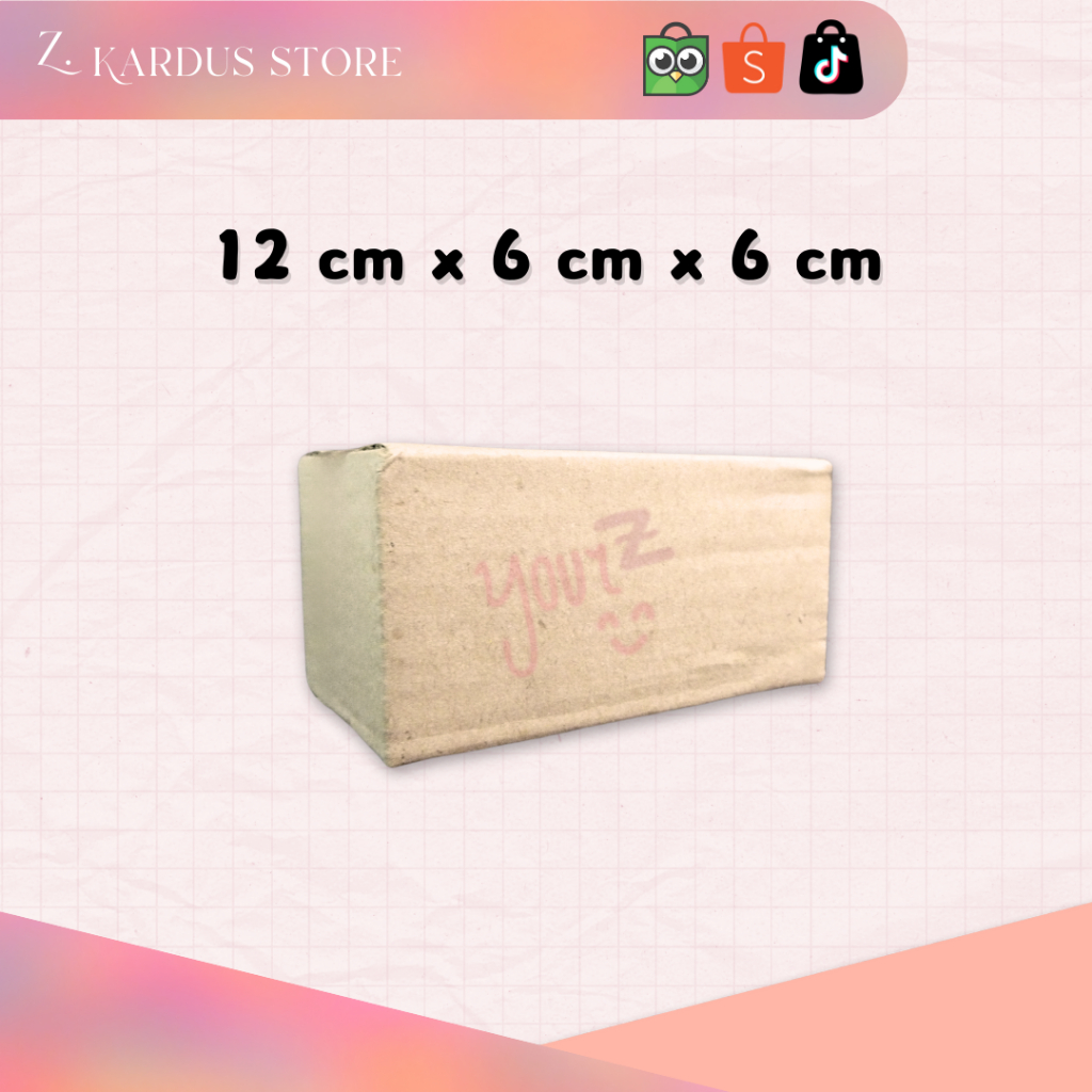 

Kardus Kecil | Kardus Packing | Kardus Paket | Kardus ukuran 12 cm x 6 cm x 6 cm