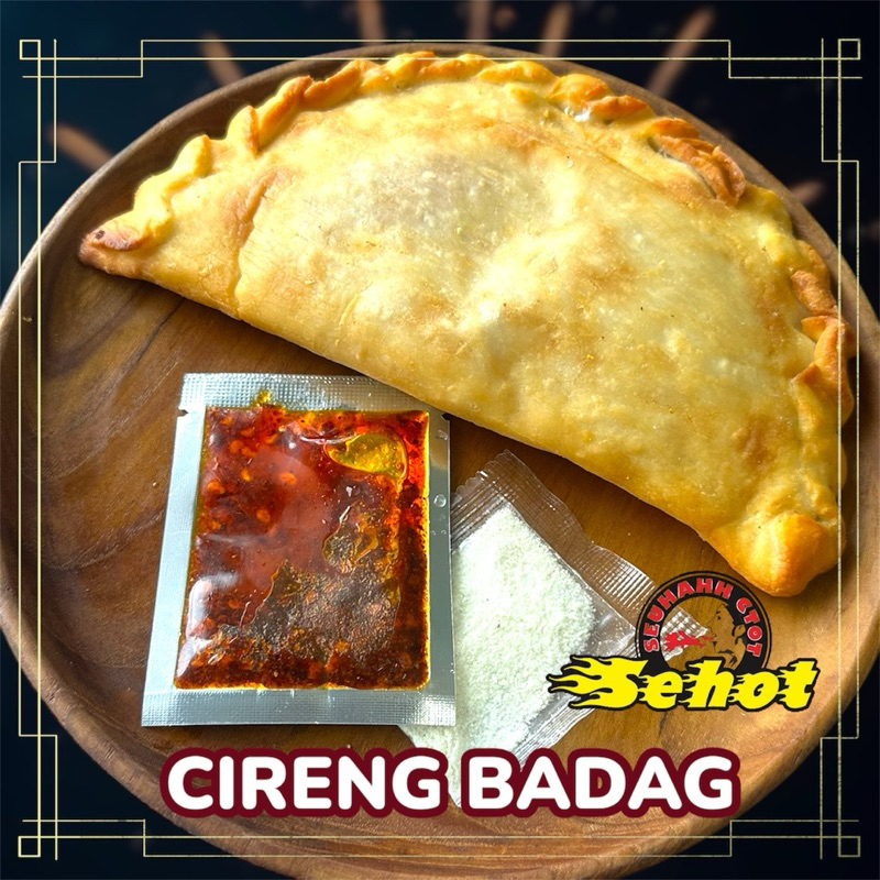 

[ Cireng Badag ] Cireng Badag Super Jumbo Isi Jando Pedas Free Sambal Chili Oil