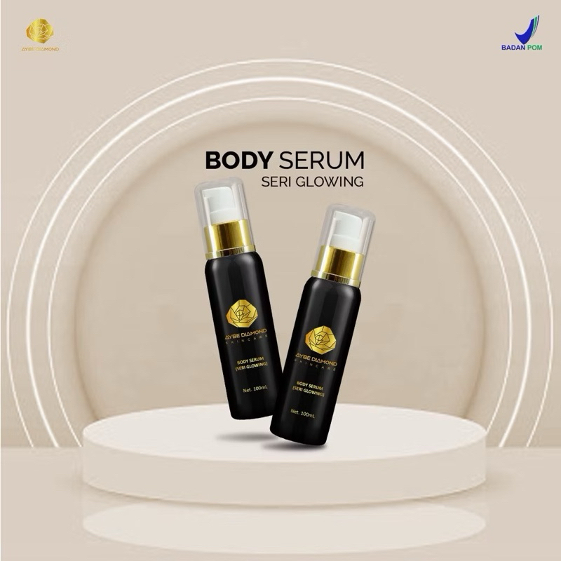 Body Serum seri glowing aybe diamond skincare