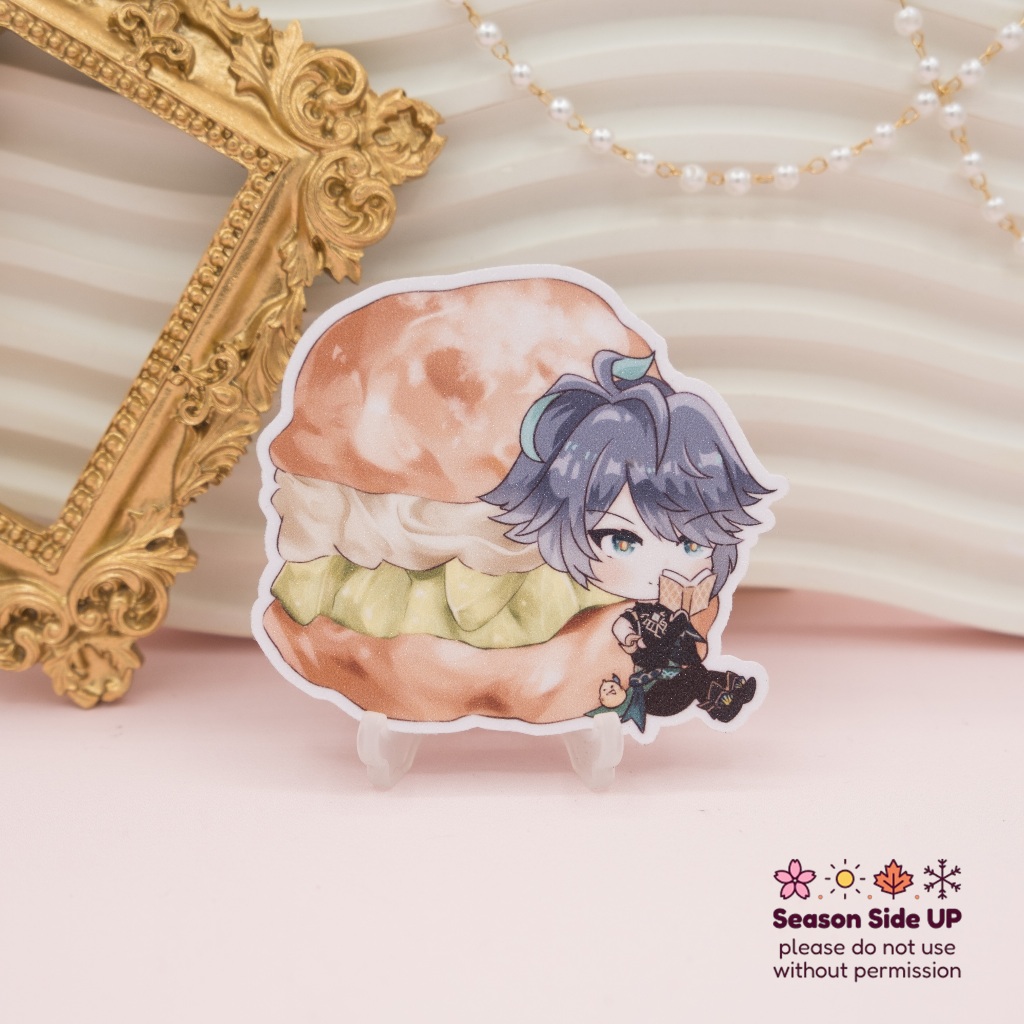 

Genshin Impact Food Sticker Glitter Laminated | Decoration | Journal | Collection | Game | Anime