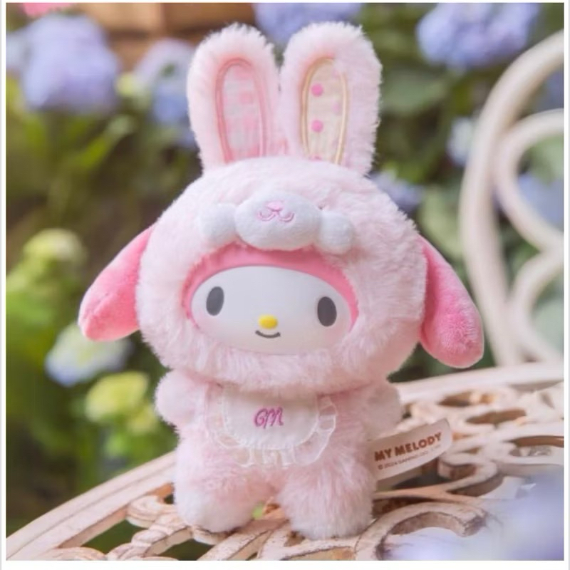 READY sanrio my melody plush bunny v3 original top toy bag charm