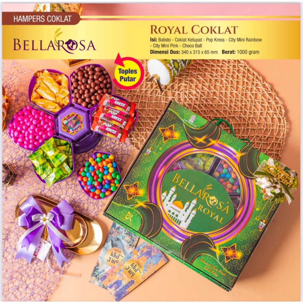 

BIG PROMO HAMPERS/PARCEL PAKET LEBARAN PRODUK BELLAROSA KUE KERING