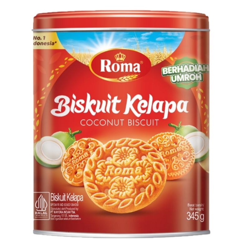 

Roma Biskuit Kelapa Kaleng 345 gram