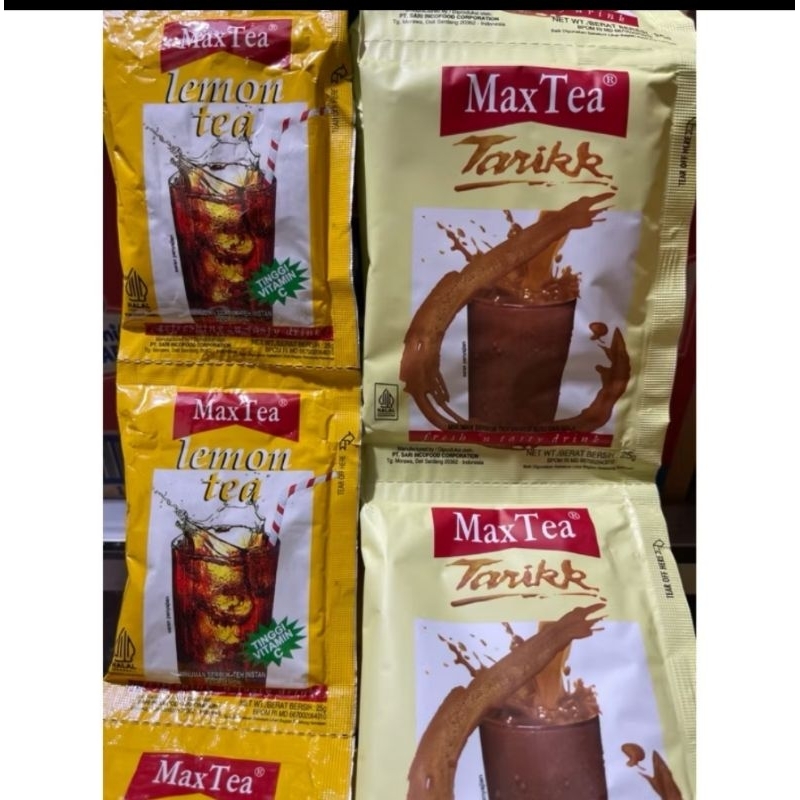 

MAXTEA TARIK/LEMON TEA RENCENG (ISI 10 SACHET)