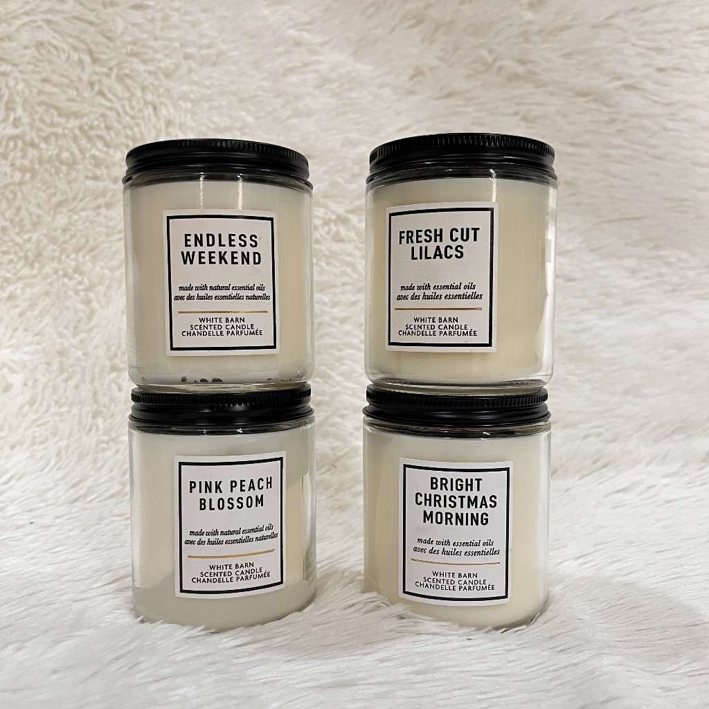 SALE BBW Bath and Body Works Mini Candle Lilin Aromatherapy Candle 1 Wicks 198 g Endless Weekend /