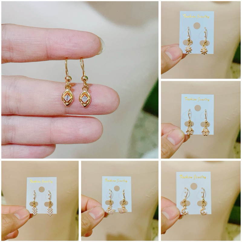 anting xuping lapis emas