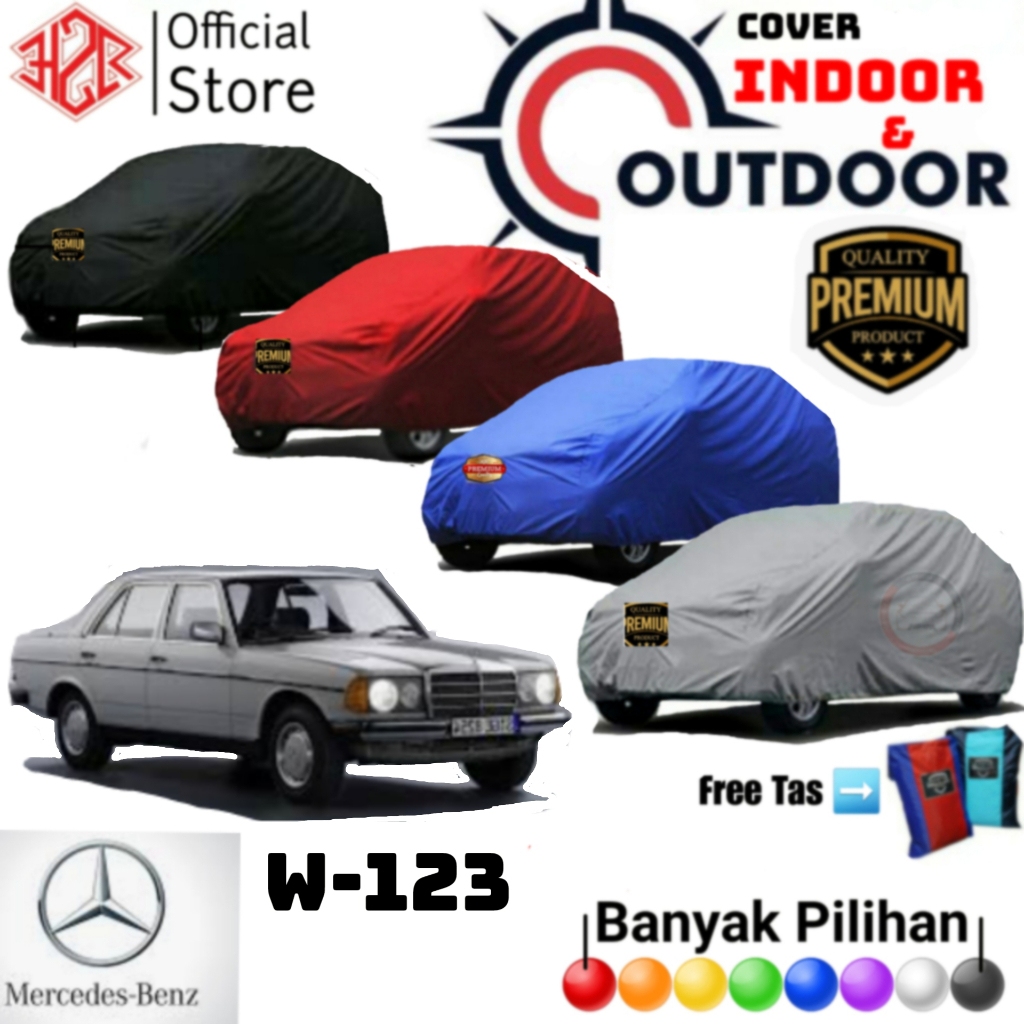 Cover Mobil Mercedes W 123, Sarung Mobil W 123, Selimut Mobil W 123, Bahan Polyester PREMIUM