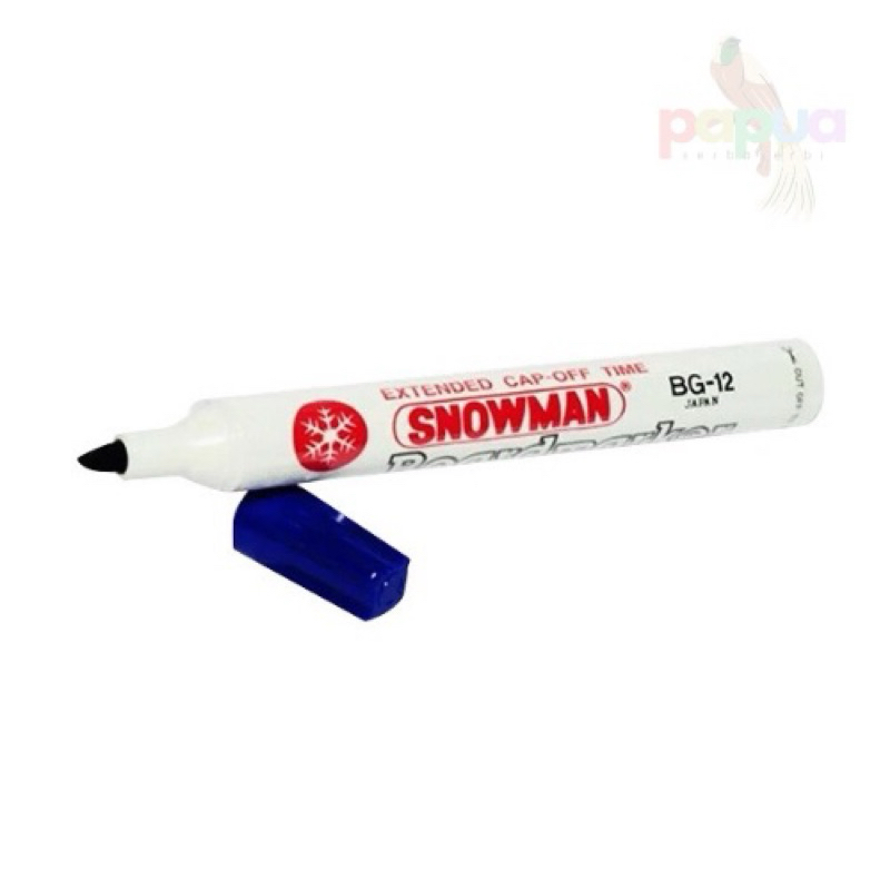 

SNOWMAN White Board marker [Biru] BG-12 | PAPUA SERBA SERBI