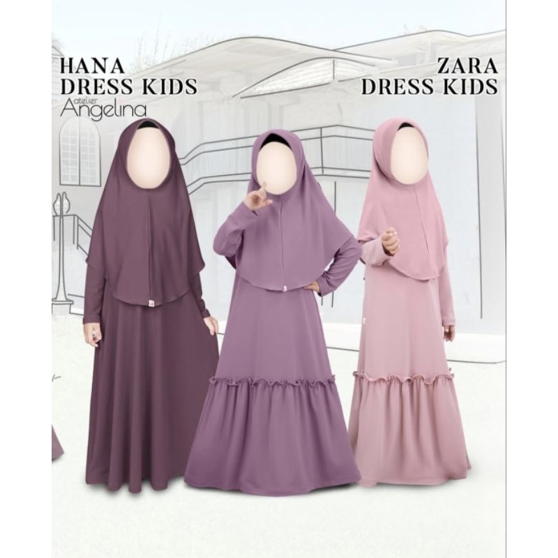 Atelier Angelina hana dress maroon 0-12bulan