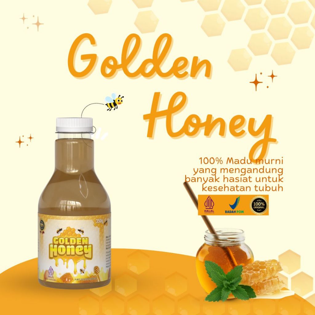 

Madu Murni GOLDEN HONEY Madu Hutan Asli Original