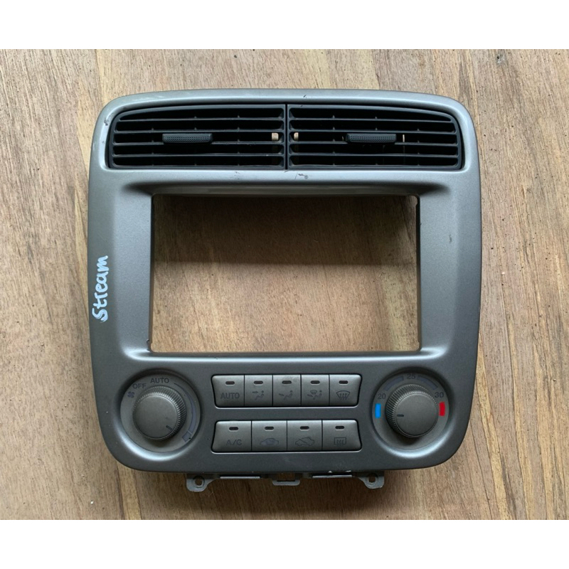 Panel climate AC Honda Stream original set frame head unit Kisi Ac