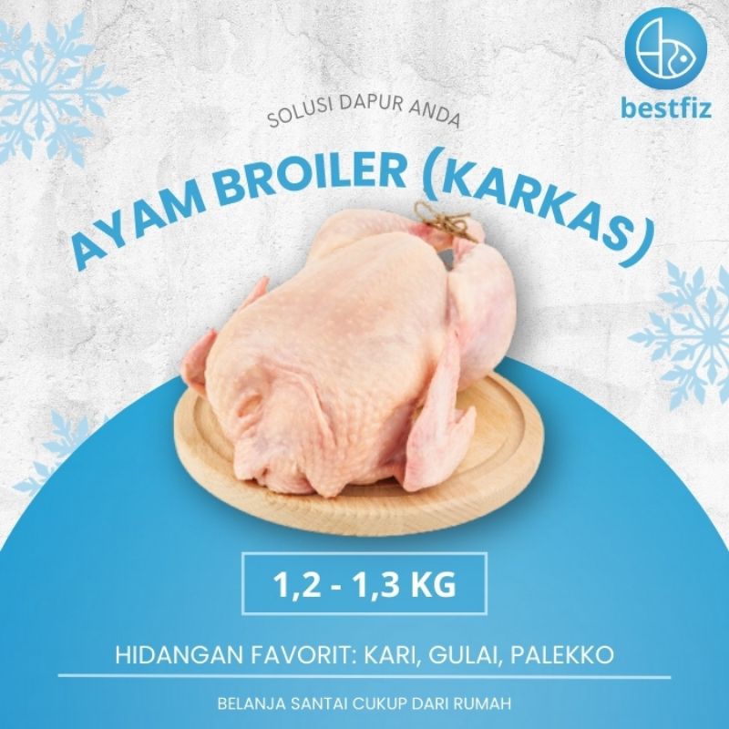 

Ayam 1 ekor (1,3Kg)
