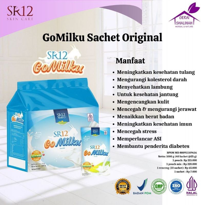 

Go Milku SR12 sachet 25gram