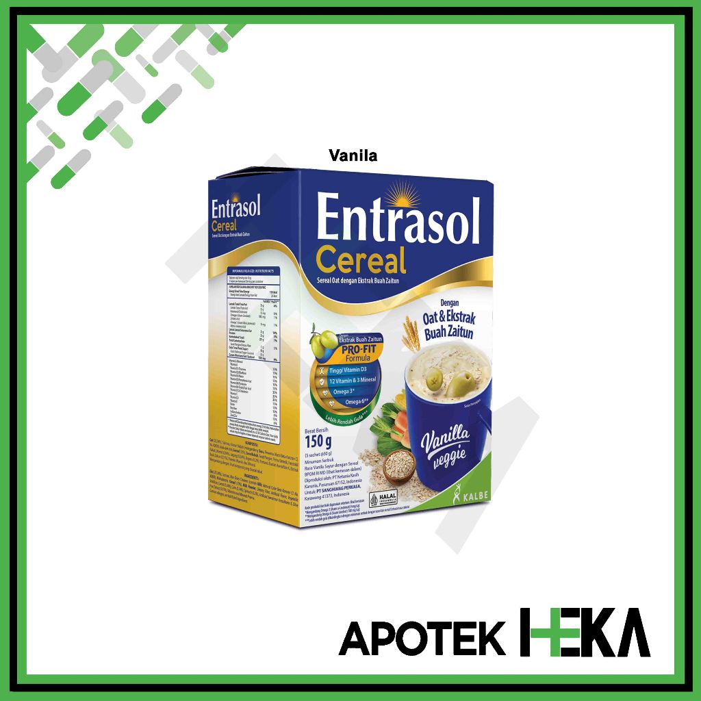 

RB22 Entrasol Cereal 150 g - Sereal Oat dengan Chia Seeds (BANDUNG)