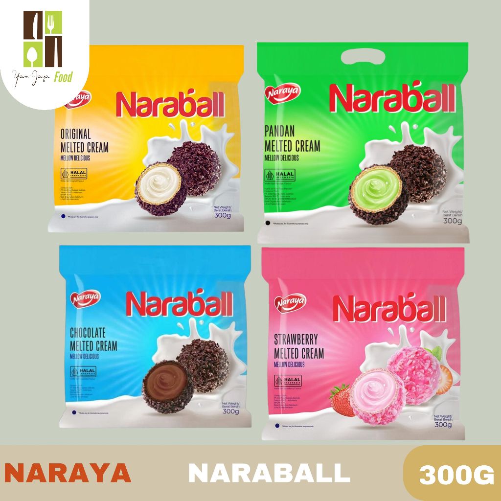 

Naraya Naraball / Wafer Ball / Biskuit Ball / Rasa Original Kemasan 300g