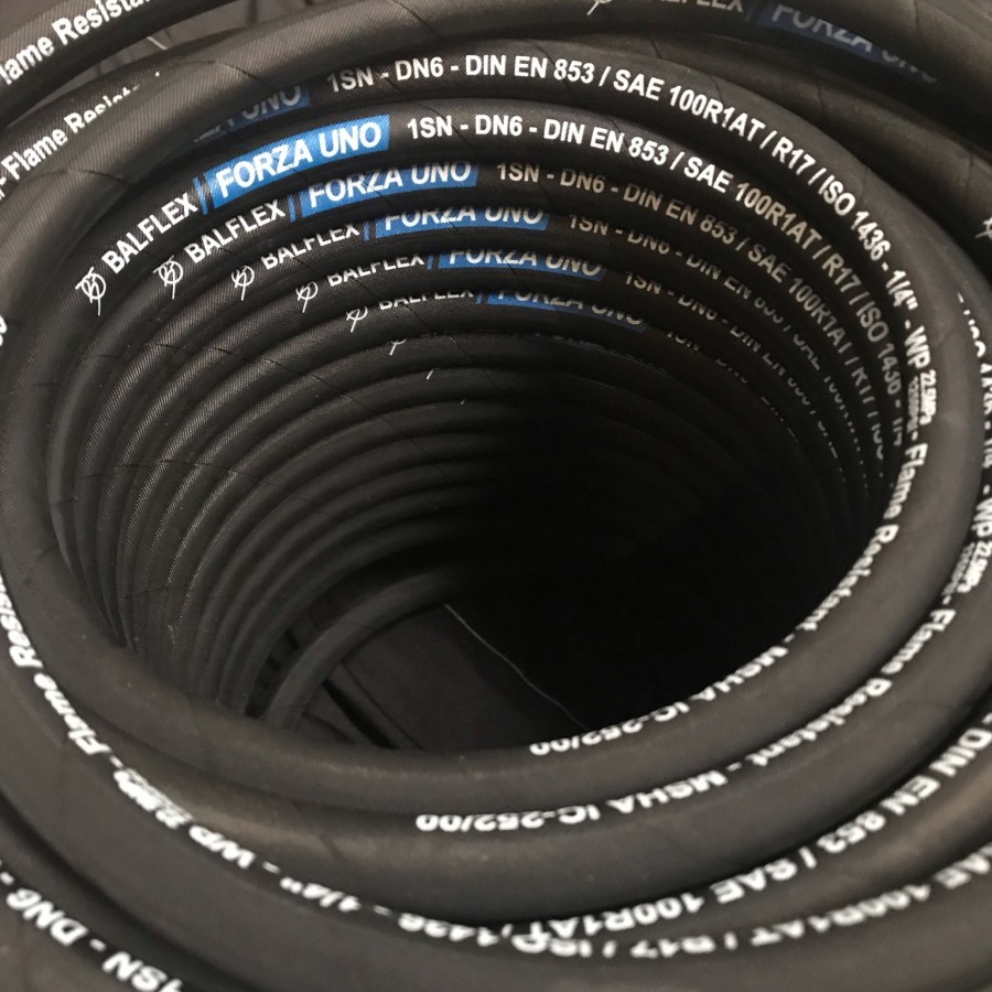 Selang Hidrolik/Hose Hydraulic 1/4" R1/1SN Balflex (Portugal)