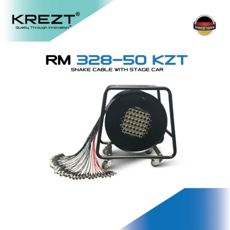 Kabel Snake KREZT 40 Channel 32 input 8 Output + Roda 50 Meter