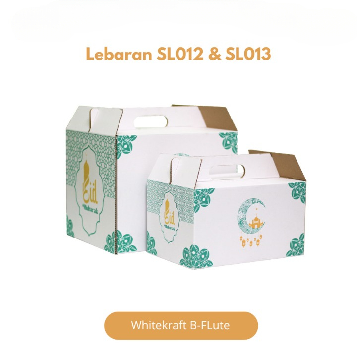 

10 Pcs Box Parcel Hampers Lebaran Packaging Idul Fitri Kotak Eid Mubarak