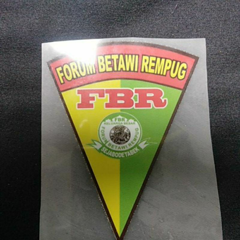 

sablon dtf stiker sablon kaos logo ormas fbr rembug segitiga isi 3pcs