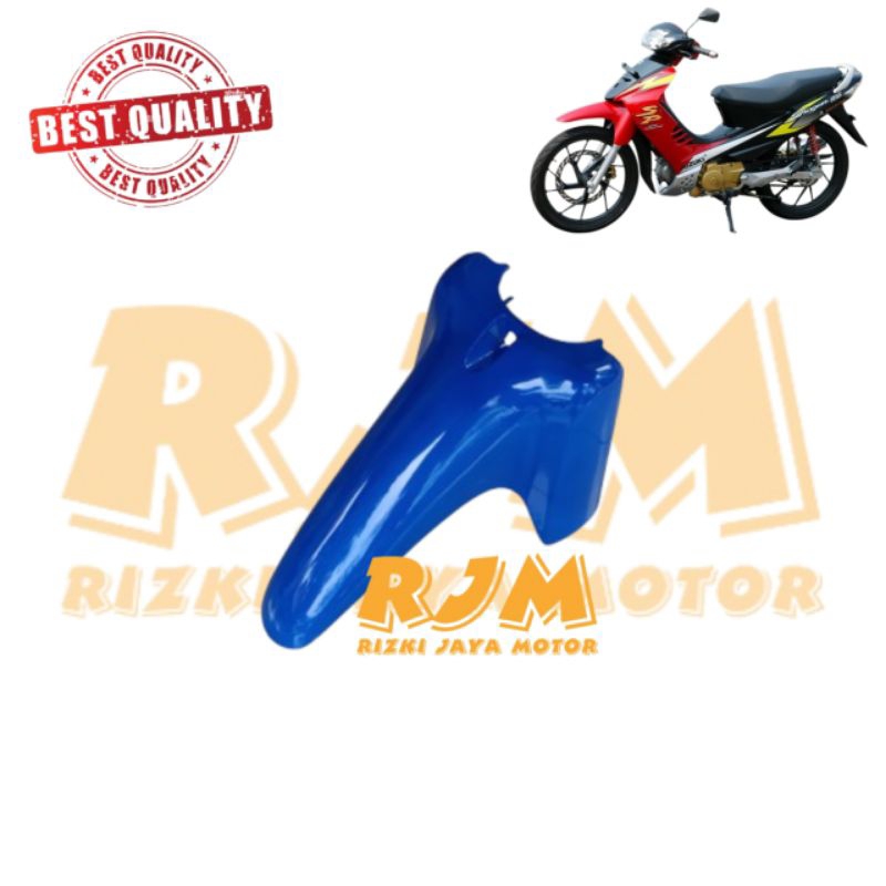 SPAKBOR DEPAN SHOGUN 125 SP / SHOGUN 125 R BIRU
