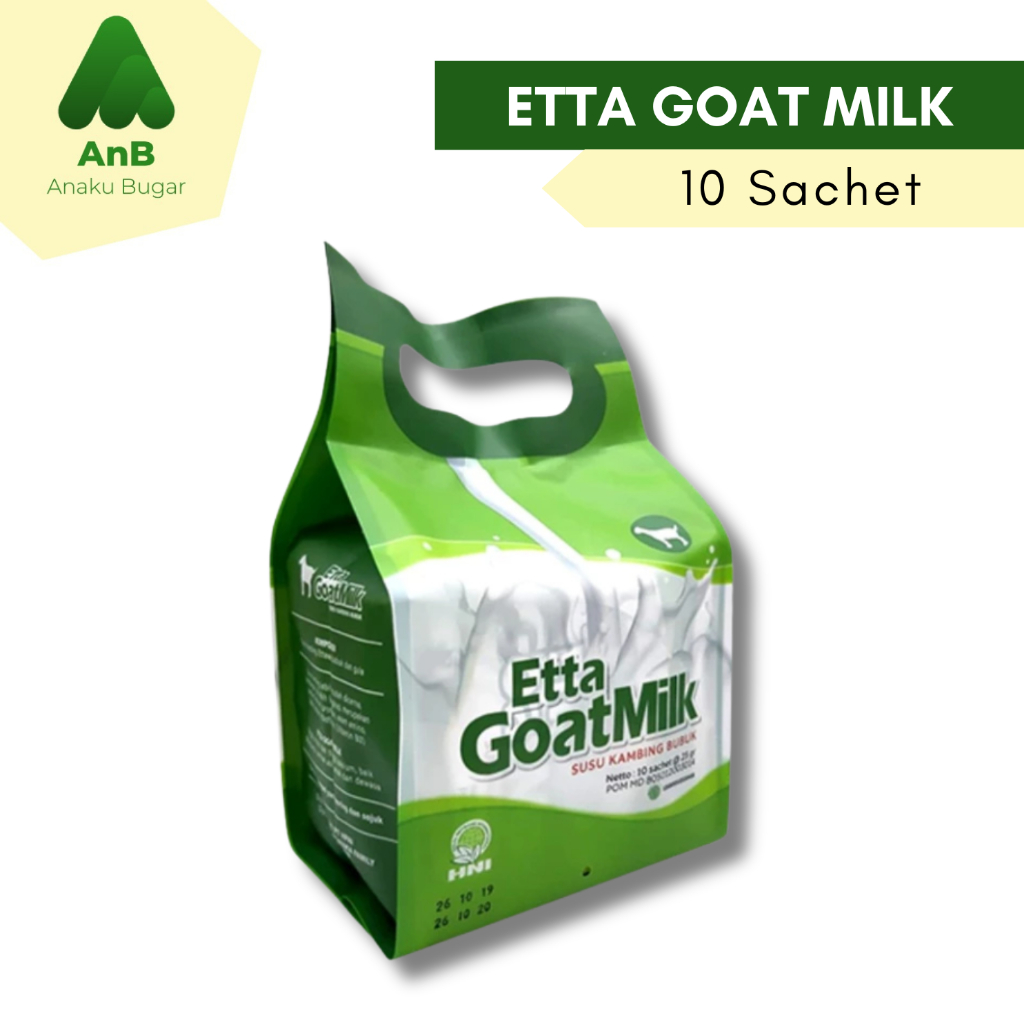 

Etta Goal Milk Susu Kambing Etawa Isi 10 Sachet HPAI