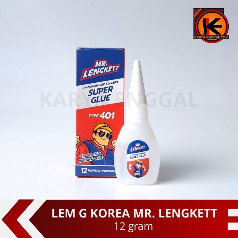 

Lem G Korea Mr. Lengkett/Lem Super/Lem Serbaguna/Lem D Kayu Karet