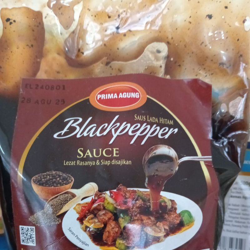 

Prima Agung Saus Black Pepper 500gr