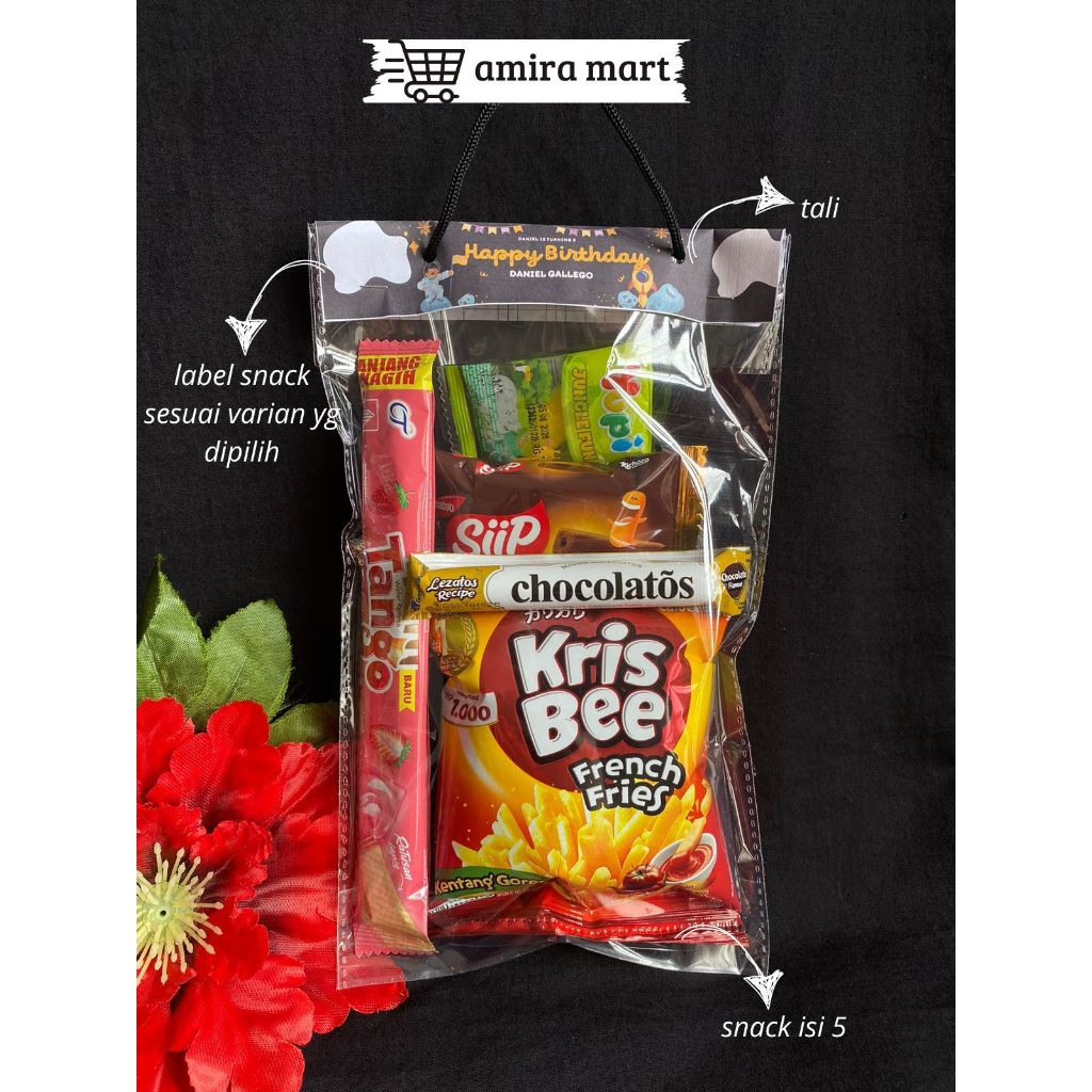 

Paket Snack Ulang Tahun Anak Isi 5 Macam Goodie Bag Ultah Anak Sekolah Termurah