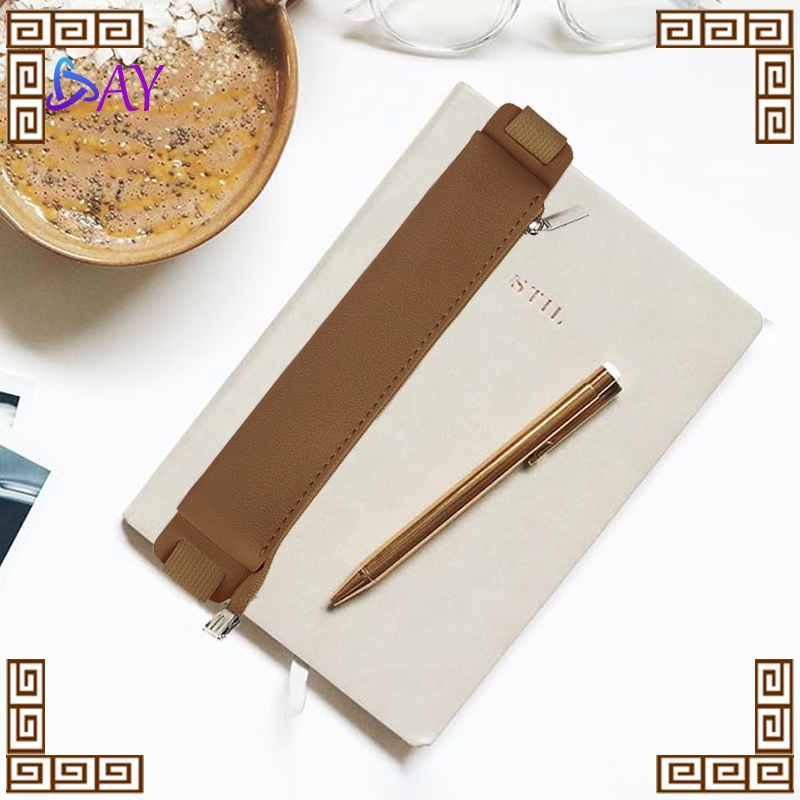 

Cover Pencil iPad Pouch Leather Case Kulit PU Holder Sleeve Pouch Bag Tempat Simpan Stylus Pen Pencil Case