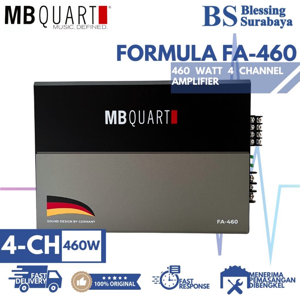 Power 4 channel MB QUART Formula FA-460