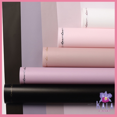 

Kertas Buket Motif Love Letter Border Cellophane Flower Wrapping Hand Bouquet KB6040