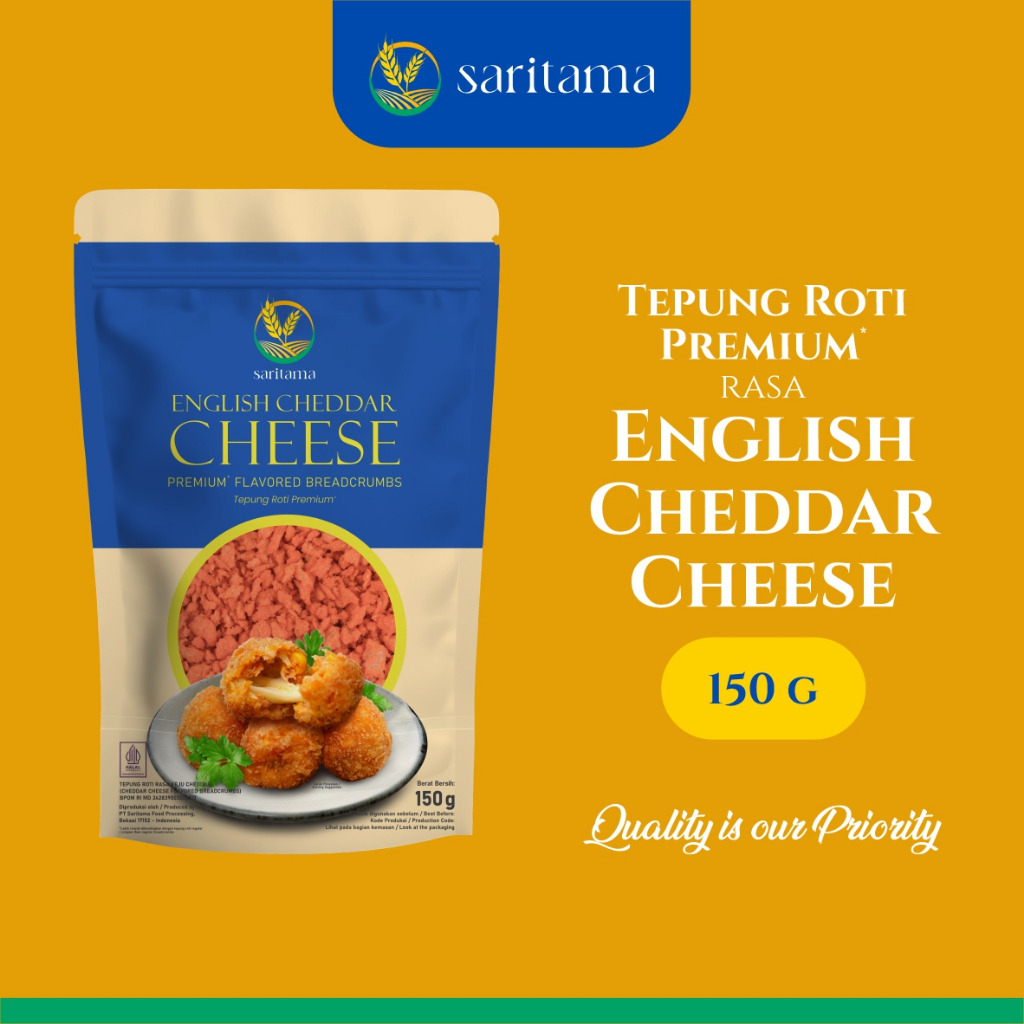 

SARITAMA English Cheddar Cheese Premium Flavored Breadcrumbs