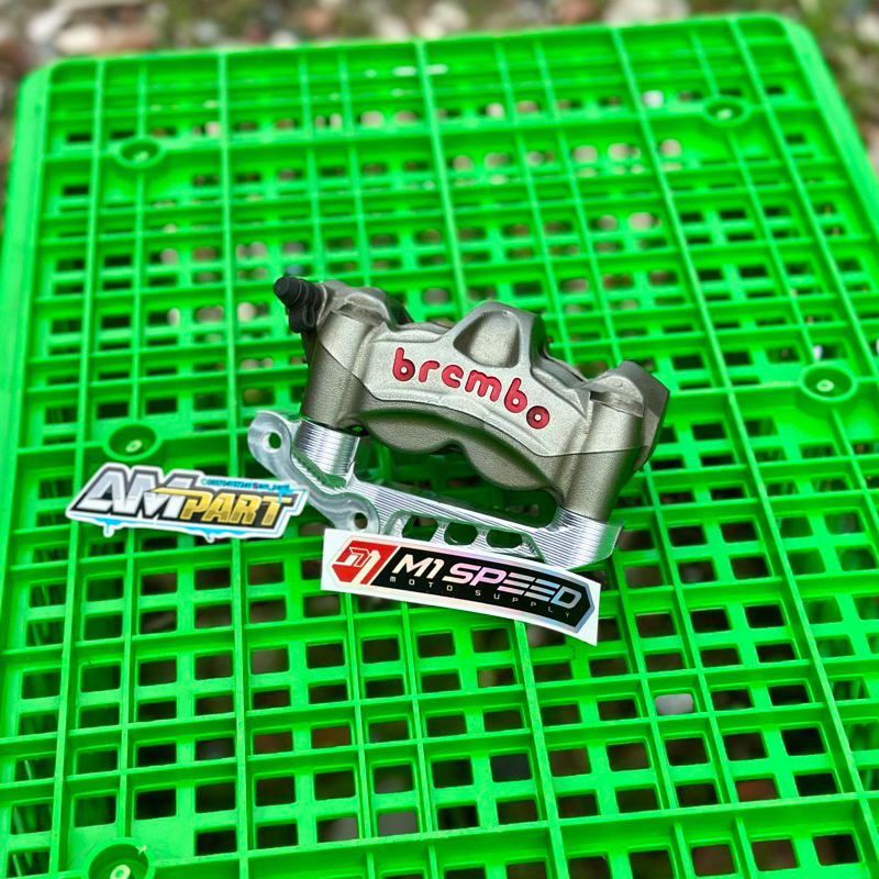 KALIPER BREMBO M50 ORIGINAL 4PISTON ORIGINAL COPOTAN SET BREKET KALIPER