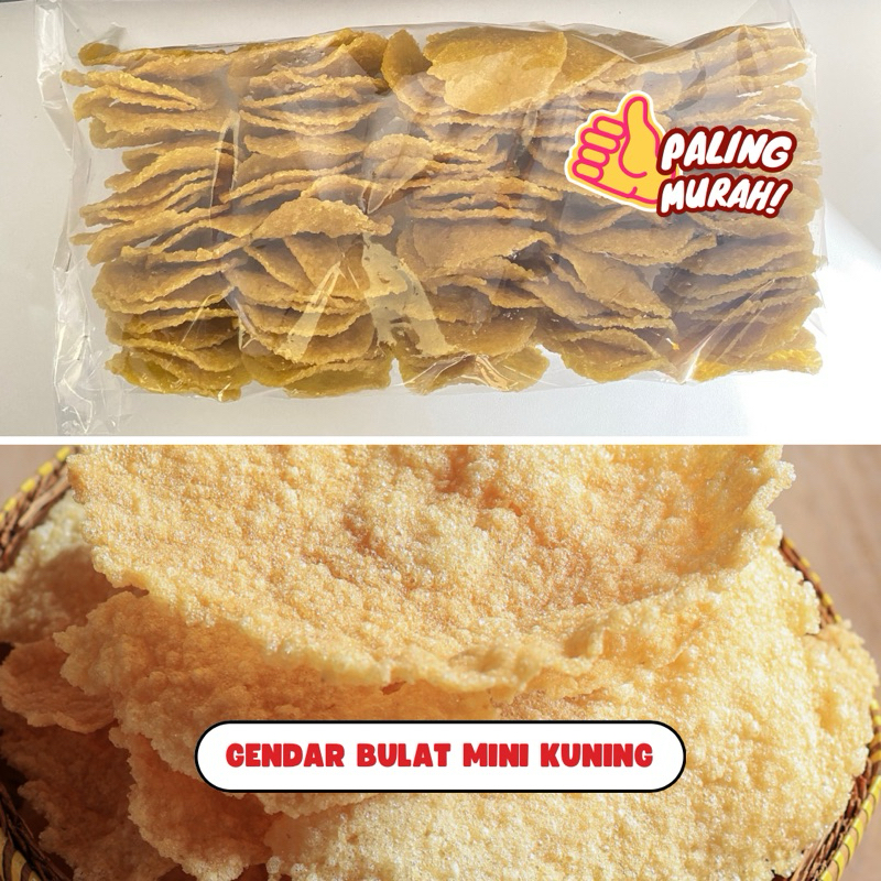 

[500 GRAM] GENDAR KARAK PULI BULAT KUNING MINI (ISI +/- 105 PCS) ASLI LUMAJANG