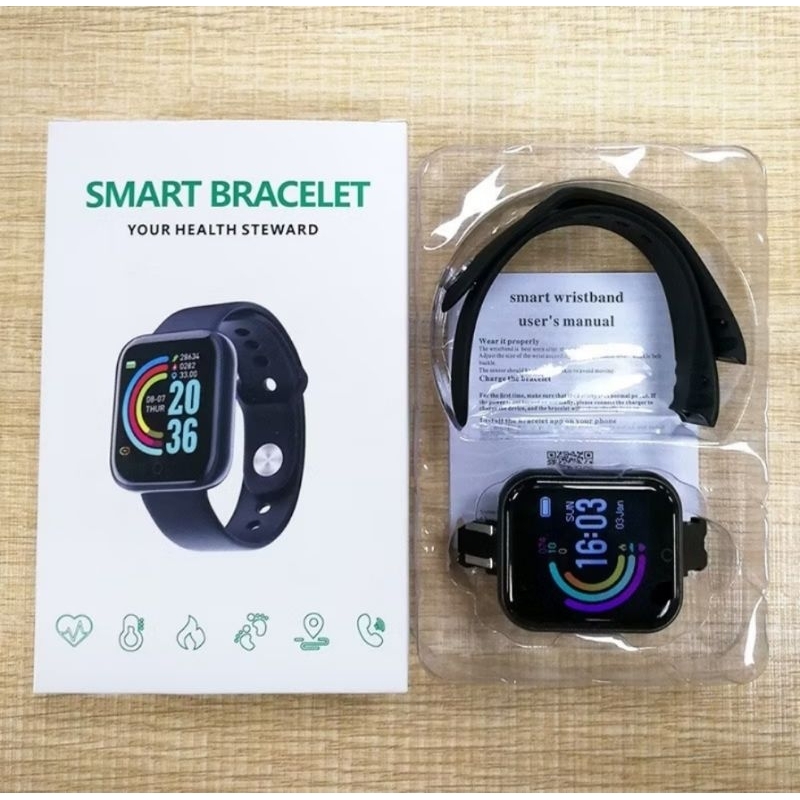 Ready COD✅ Jam tangan Wanita GUCC1 Lebah || Smart Bracelet Bluetooth Call Y68 Remote Camera Waterpro
