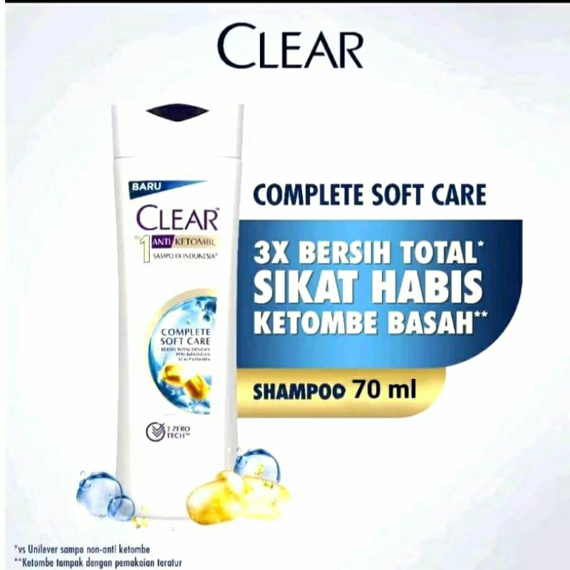 Clear Shampo 160ml & 70ml