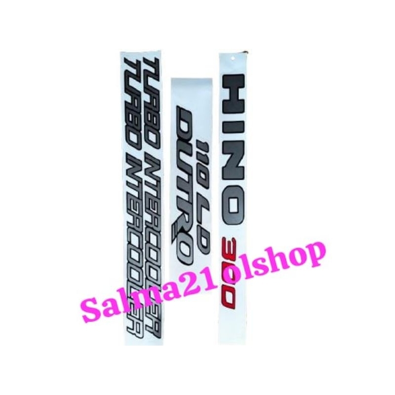 stiker mobil Hino Dutro 110LD DUTRO