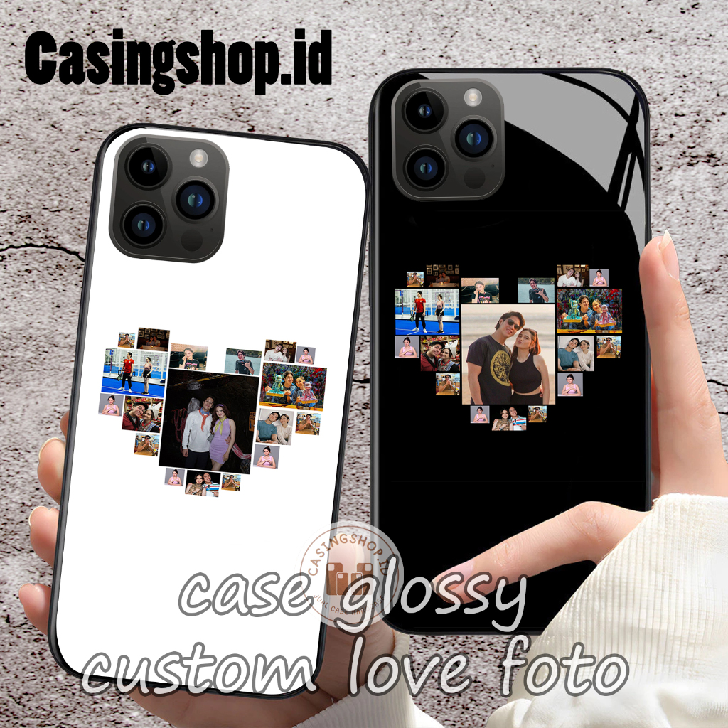 CASINGSHOPID CASE COUPLE CUSTOM 19 FOTO LOVE BISA CUSTOM FOTO SUKA SUKA READY FOR ALL TYPE HP
