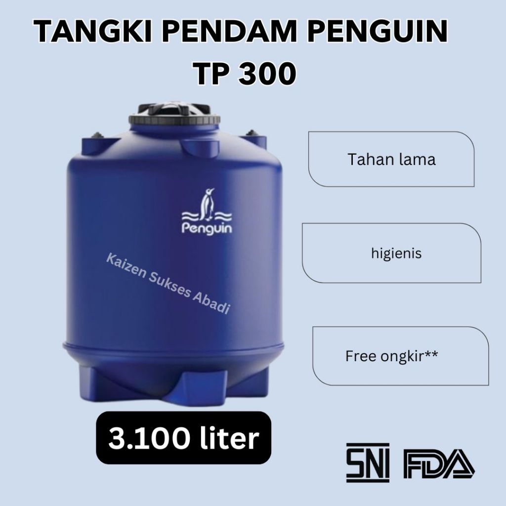 [PRE-ORDER 2-4 MINGGU LEBIH] tandon toren tangki air penguin pinguin pendam tanam underground bawah 